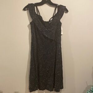 ENFOCUS STUDIO Women’s Black Sparkly Dress Size 10